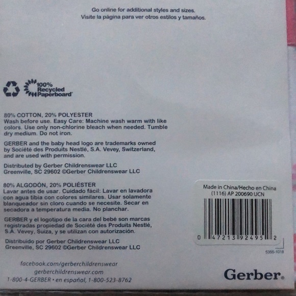 NWT Gerber Baby Washcloths - Picture 4 of 4